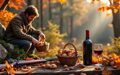 Escapade d’automne : chasse, champignons et vins de caractère