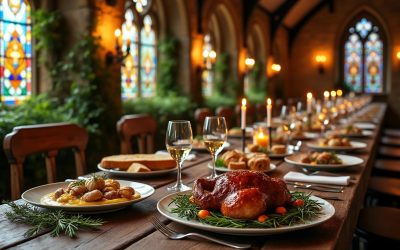 Manger dans une abbaye : une expérience gastronomique hors du temps