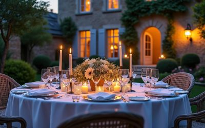 Évasion romantique en Berry : dîner aux chandelles et nuit de château