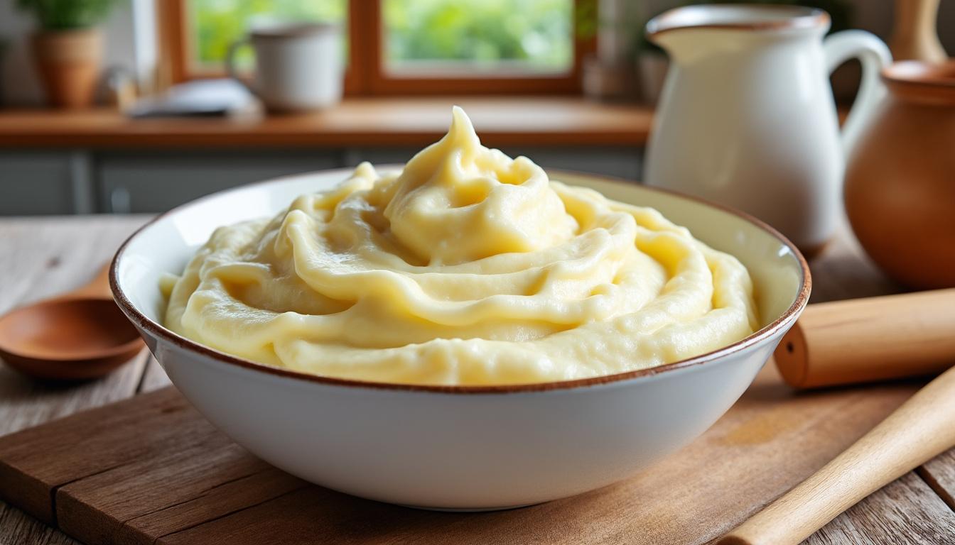 découvrez les proportions idéales d'eau et de lait pour un dosage parfait de la purée mousline, afin d'obtenir une texture onctueuse et savoureuse à chaque préparation.