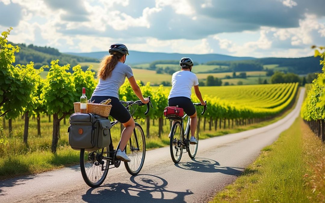 découvrez l’œnotourisme à vélo en parcourant les magnifiques vignobles du cher et de l'indre. alliez plaisir du cyclisme et dégustation de vins locaux pour une expérience inoubliable.