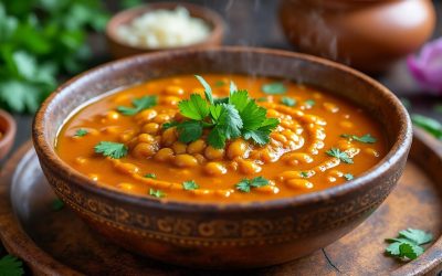 Dahl de lentilles corail : une recette indienne saine et pleine de saveurs