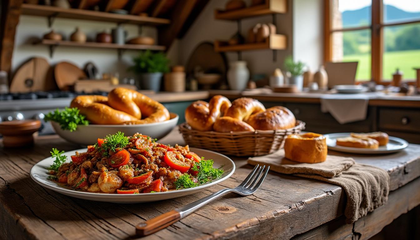 découvrez une escapade gourmande en alsace avec ses spécialités emblématiques : choucroute savoureuse, bretzels croustillants et kougelhopf moelleux, pour un voyage culinaire inoubliable.