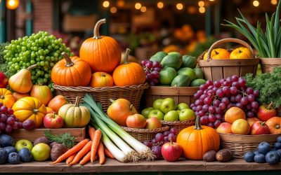 Fruits et légumes d’octobre : les saveurs automnales à retrouver sur les étals
