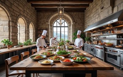 Le renouveau des cuisines de châteaux : quand les chefs étoilés investissent le patrimoine