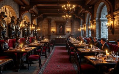 Les restaurants de châteaux forts : entre armures et gastronomie