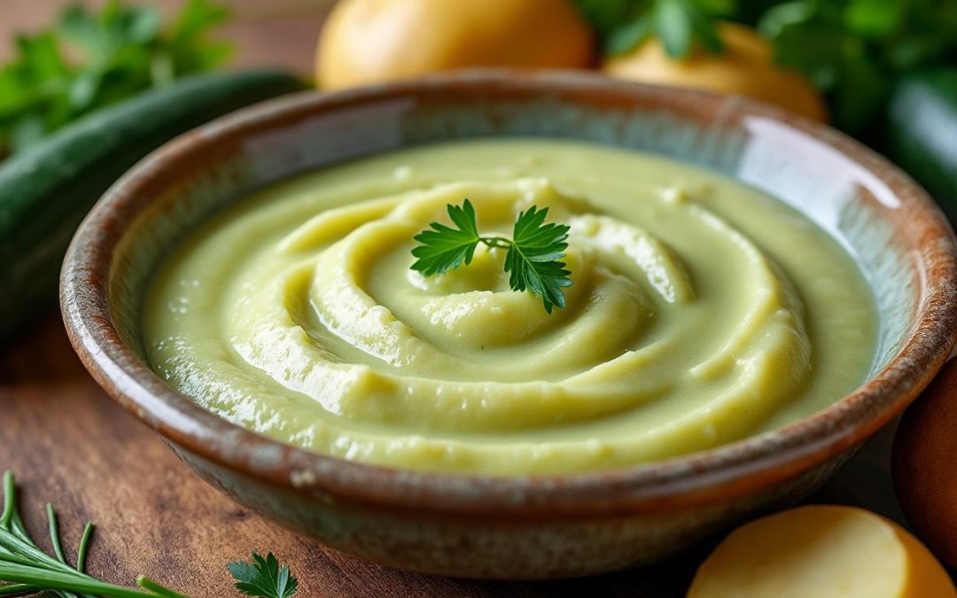 découvrez une délicieuse recette de purée courgettes pommes de terre, une préparation douce et réconfortante idéale pour toute la famille.