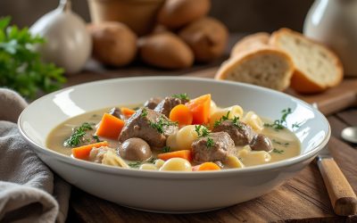 Blanquette de veau à l’ancienne : la recette de nos terroirs
